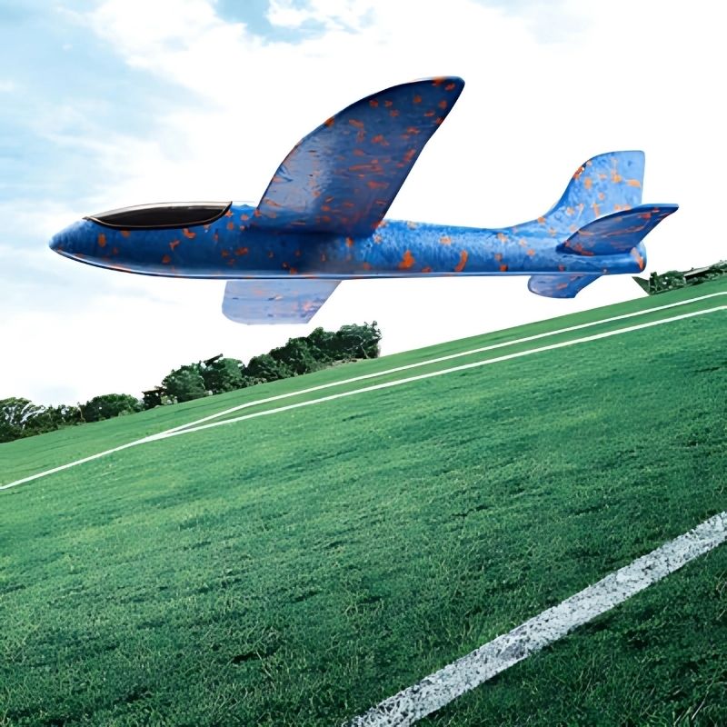 avion-jouet-bleu-planneur-mousse