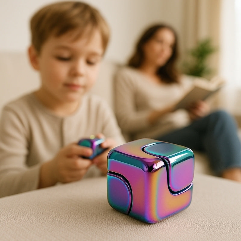 un-garçon-joue-et-maman-lit-sur-le-canapé