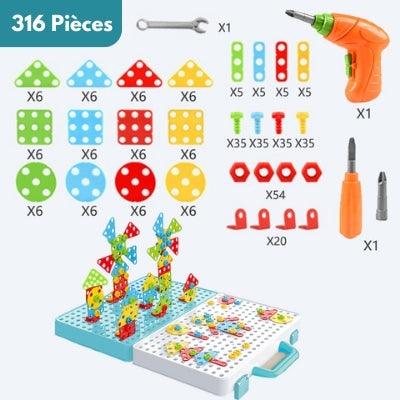 jeu-de-construction-ensemble-avec-clé-visseuse-et-tournevis-de-couleur-avec-vis-et-écrous