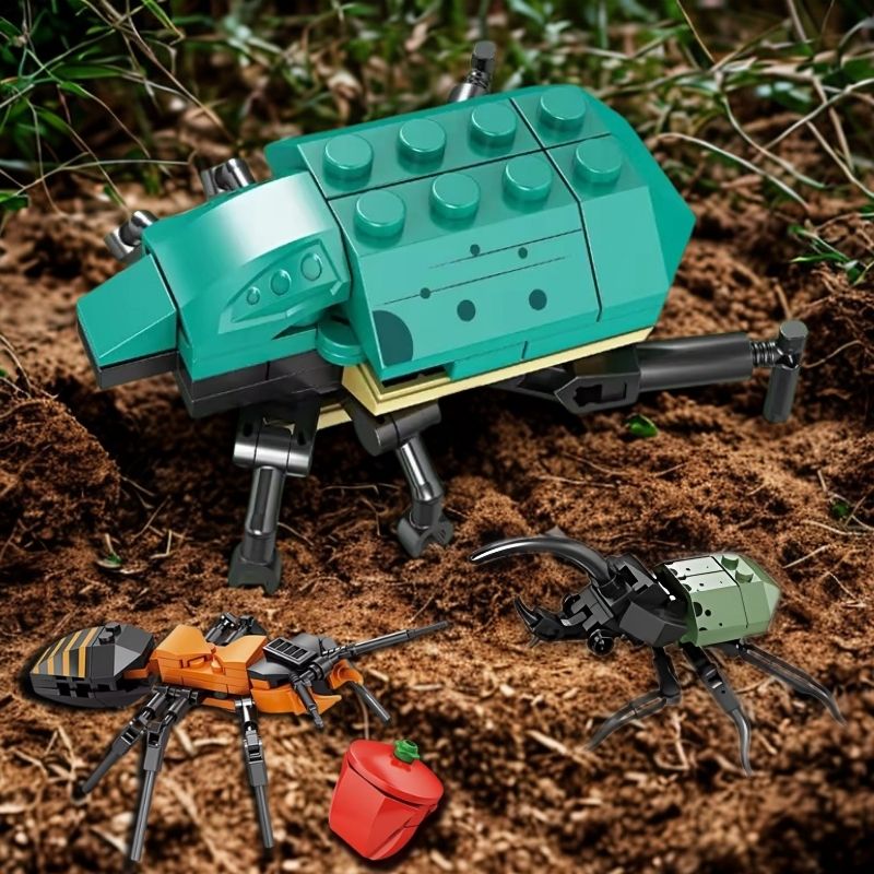 insectes-à -construire-cafard-scarabée-fourmi