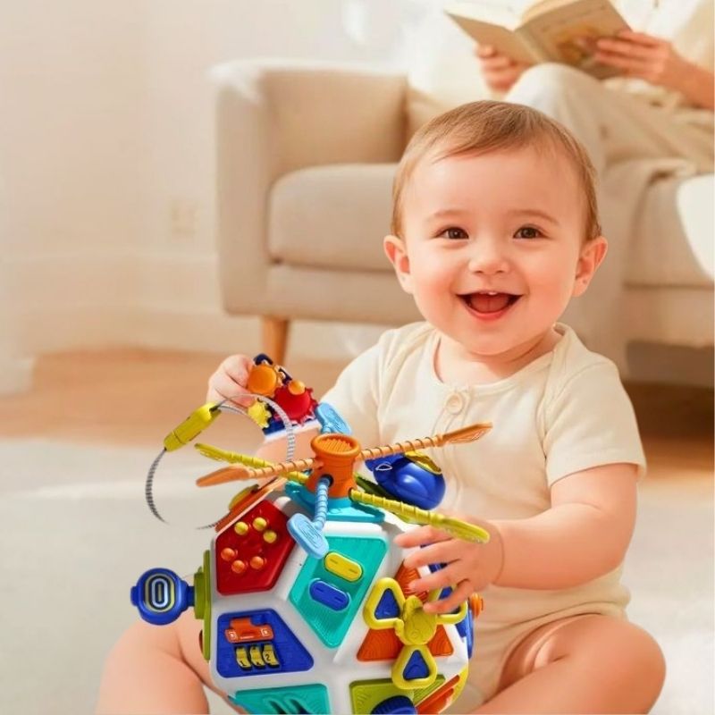 Jouet Bébé 1 an | Balle Sensorielle 22 Activités