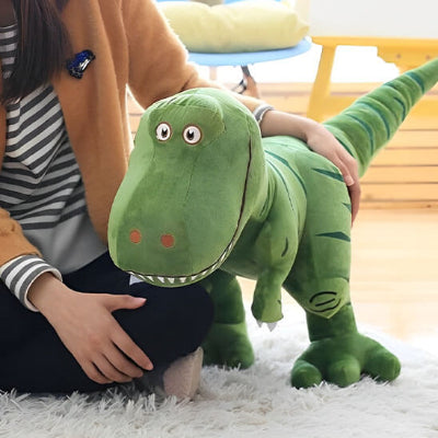 tyrannosaure-vert-100cm-de-long-grand-et-doux