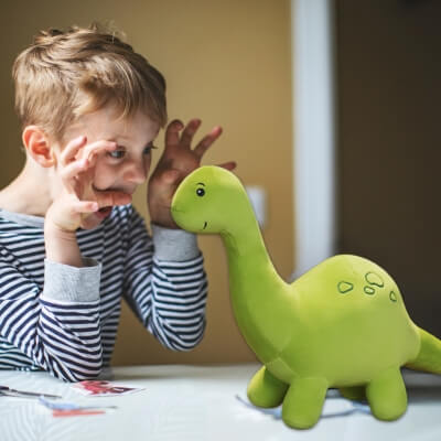 peluche-dinosaure-verte