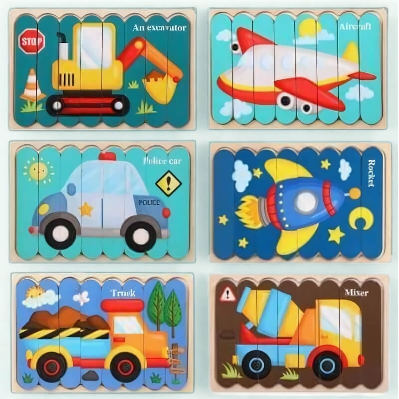 ensemble-de-puzzles-véhicules-colorés-et-facile-pour-jeunes-enants