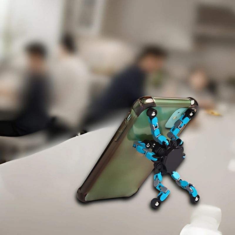 toupie-transformable-bleue-support-pour-téléphone