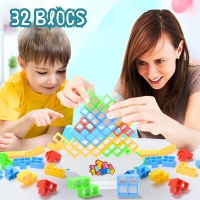 TETRA-TOWER™ | JEU D'ÉQUILIBRE | PUZZLE 3D
