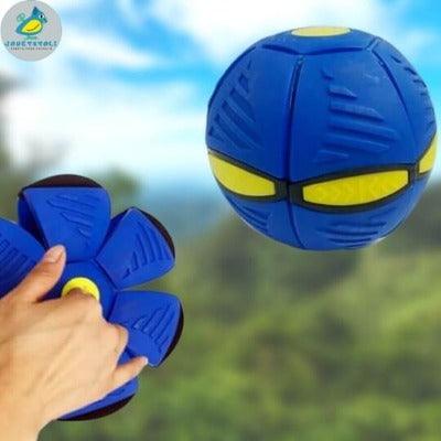Ballon-frisbee-bleu-pliable
