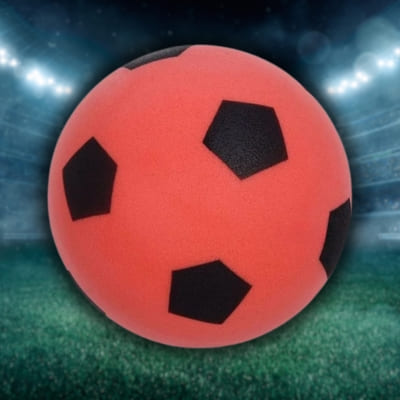 ballon-en-mousse-rouge
