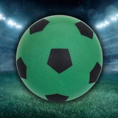 ballon-en-mousse-vert