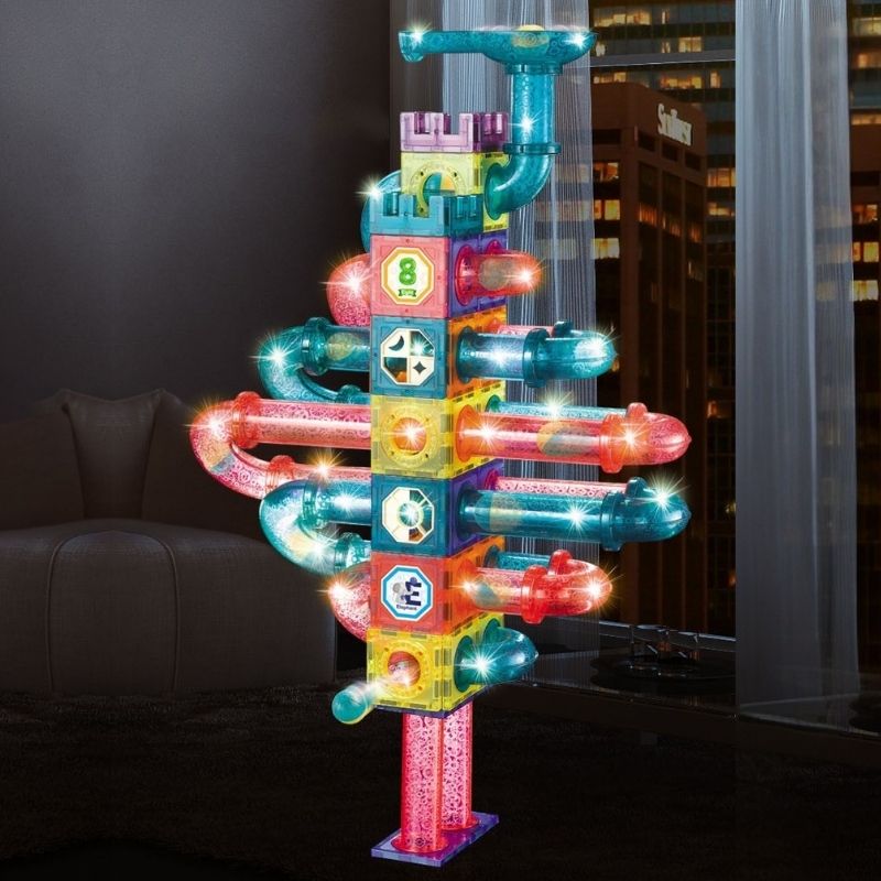 circuit de billes led tunnels a bille pour enfant