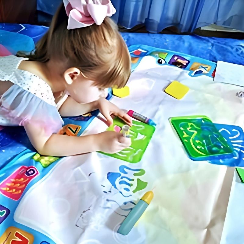 enfant-de-3-ans-dessine-avec-gabarit