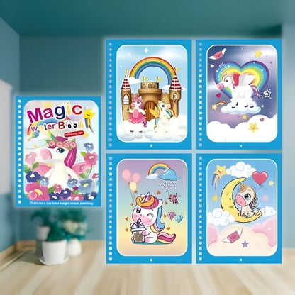 dessin facile coloriage eau thème des licorne