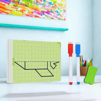 dessin facile ensemble dix cartes dessin symétrie
