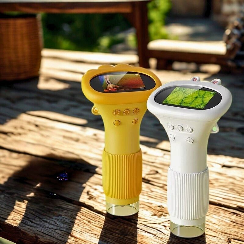 deux merveilleux microscope pour enfant portables rechargeables zoom 1000x