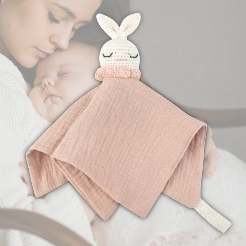 Lapin-tricoté-tête-blanche-tissu-coton-beige