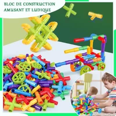 jeu-de-construction-enfant-tubes-colorés-facile