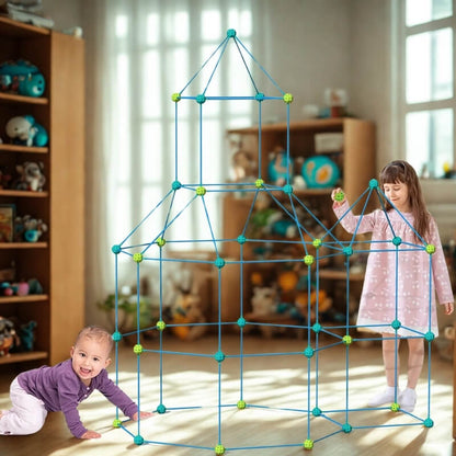 deux-soeurs-ont-construit-un-château-dans-leur-salle-de-jeux