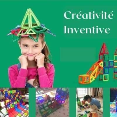30 pièces blocs magnétiques bâtiment Construction jouet enfant