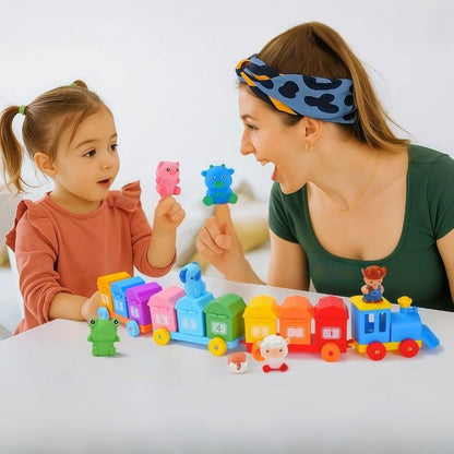 jouet bébé 1 an maman et bébé ravies du train jouet