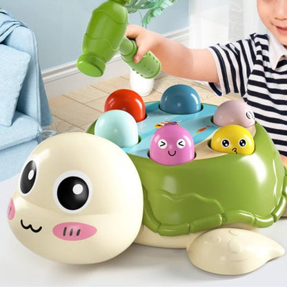 jouet-bebe-tortue-jeu-taupe-avec-maillet