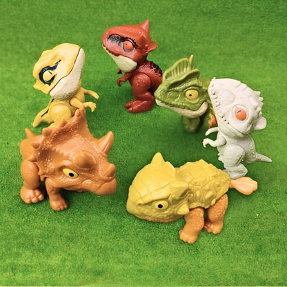 jouets dinosaures pack de figurines colorées aux détails soignés