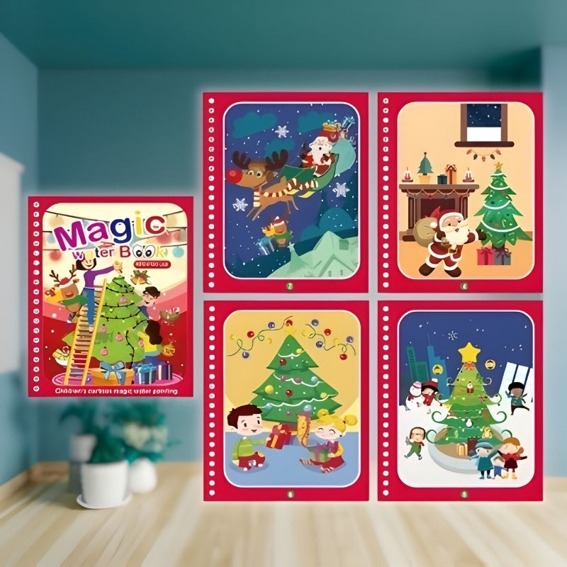 livre coloriage thème noël dessin facile pour enfant