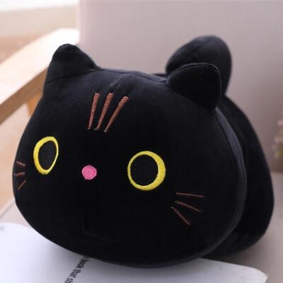 peluche-chat-japonais-noir