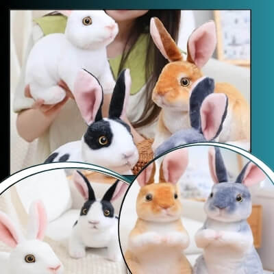 peluche-lapin-réaliste-grandes-oreilles