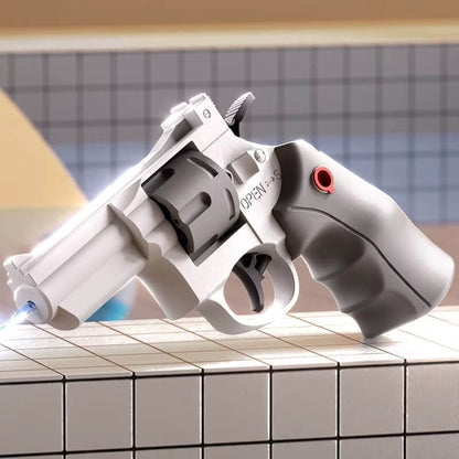 pistolet-a-eau-blanc-gris-revolver-jouet-de-plage-ete-france-enfants