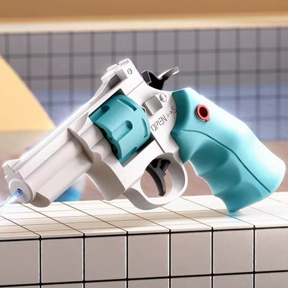 pistolet-a-eau-style-revolver-blanc-et-turquoise-jouet-plage-france