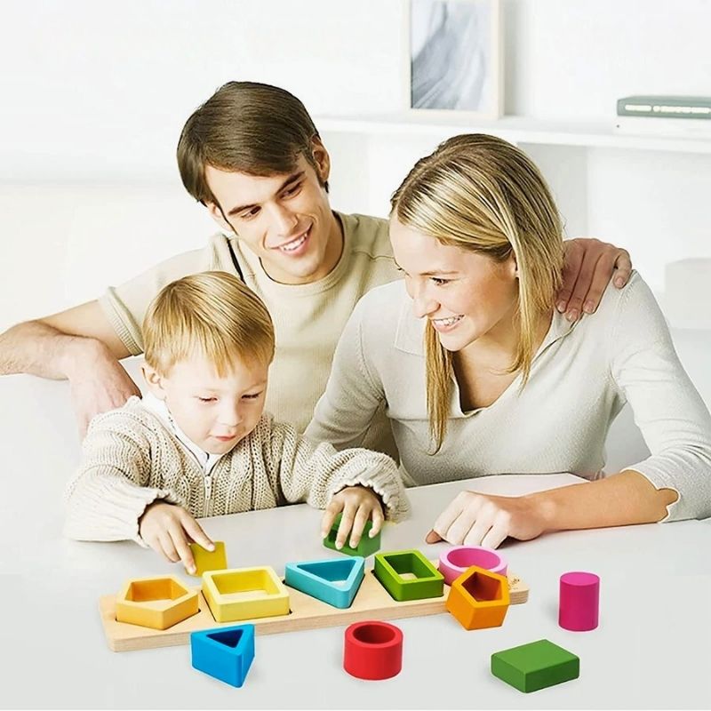 puzzle bebe jouet bois montessori
