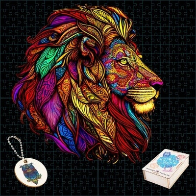 puzzle-mandala-lion