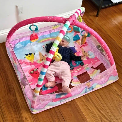 tapis d'éveil bébé jouets suspendus stimulant pour bébé