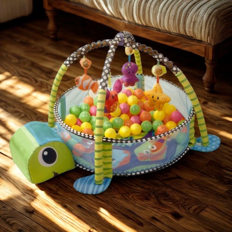 tapis d'éveil bébé tortue mignonne 3 en 1