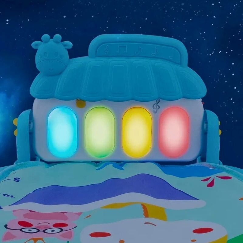 tapis d'éveil bébé touches lumineuses stimulation visuelle