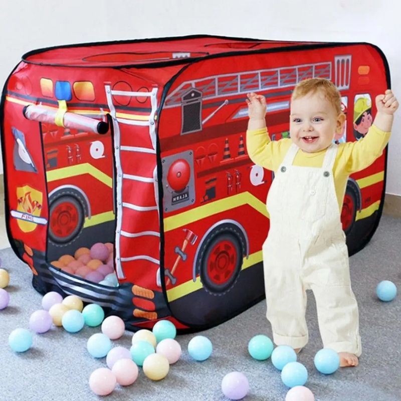 tente de jeu style pompier piscine a balle bebe